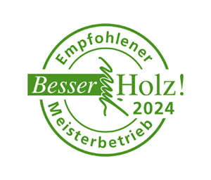 Stempel Empfohlener Holzbaumeister-Betrieb 2023